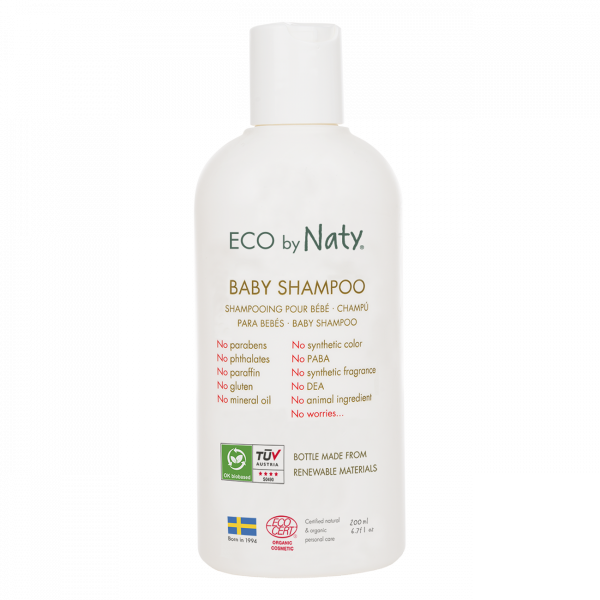 Дитячий шампунь для волосся  ECO BY NATY 200 мл