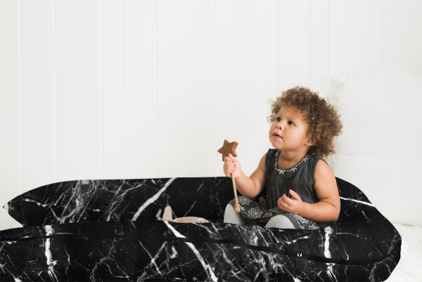 Матрац-кокон для дітей DockaTot Grand (від 8 до 36 місяців) Black Marble