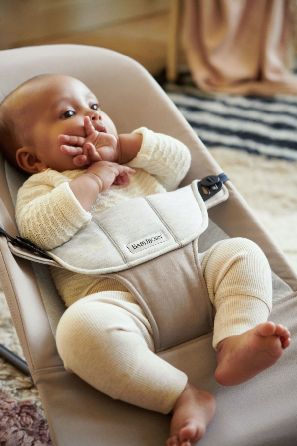 Крісло-шезлонг Baby Bjorn Balance Soft (бежевий / Джерсі)