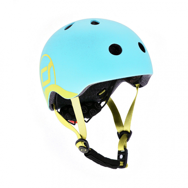 Дитячий захисний шолом Scoot and Ride, лохина, з ліхтариком,51-55 см