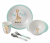 Набір посуду Vulli Жирафа Софі (тарілка, глибока тарілка, чашка, столові прибори)
