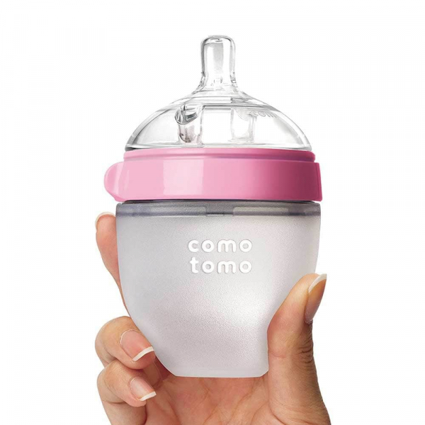 Антиколікова пляшка Comotomo (150 мл) рожева