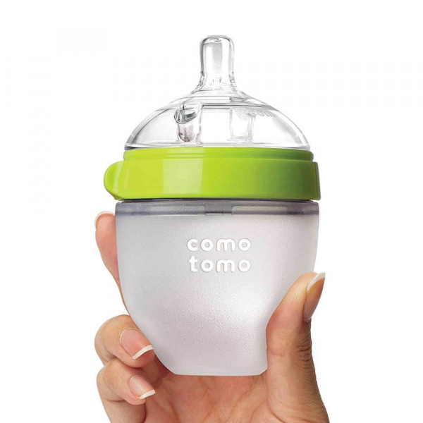 Антиколікова пляшка Comotomo (150 мл) зелена