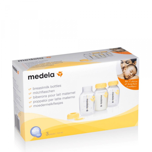 Пляшечки для збору і зберігання грудного молока Medela 150 мл (3 шт)