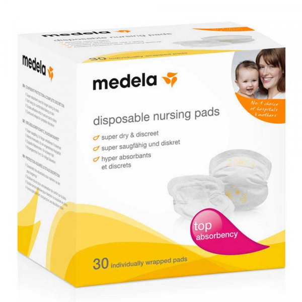 Одноразові прокладки в бюстгальтер Medela (Disposable Nursing Pads) 30 шт.