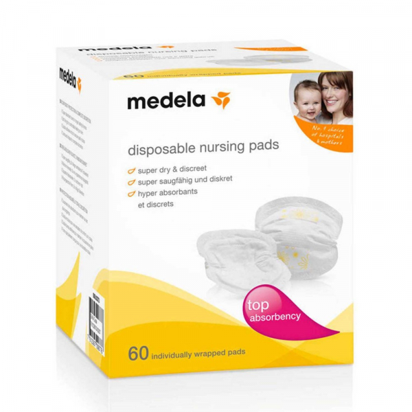 Одноразові прокладки в бюстгальтер Medela (Disposable Nursing Pads) 60 шт.