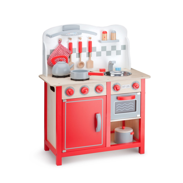 Іграшкова кухня New Classic Toys Bon Appetit DeLuxe (червоний)