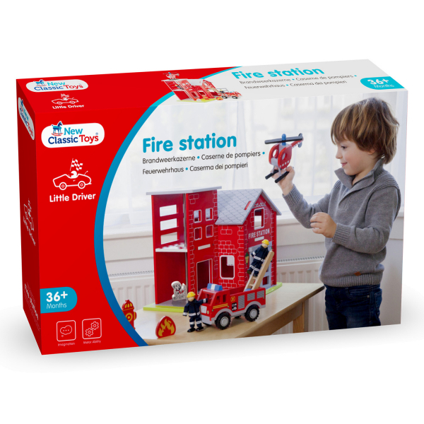 Ігровий набір New Classic Toys "Пожежна станція"