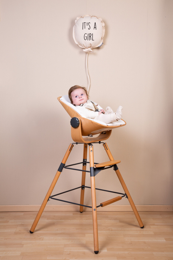 Сидіння для немовляти до стільця для годування Childhome Evolu (natural/anthracite)