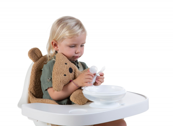 Подушка до стільця для годування Childhome Evolu (teddy/beige)