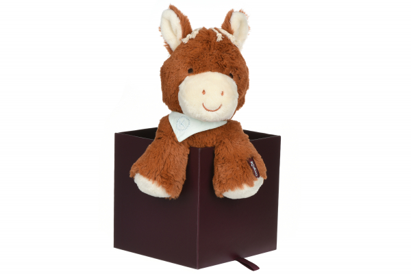 М'яка іграшка Kaloo Les Amis Конячка мокко (25 см) у коробці