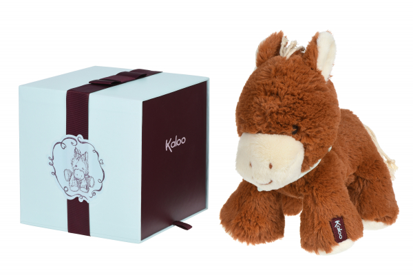 М'яка іграшка Kaloo Les Amis Конячка мокко (25 см) у коробці