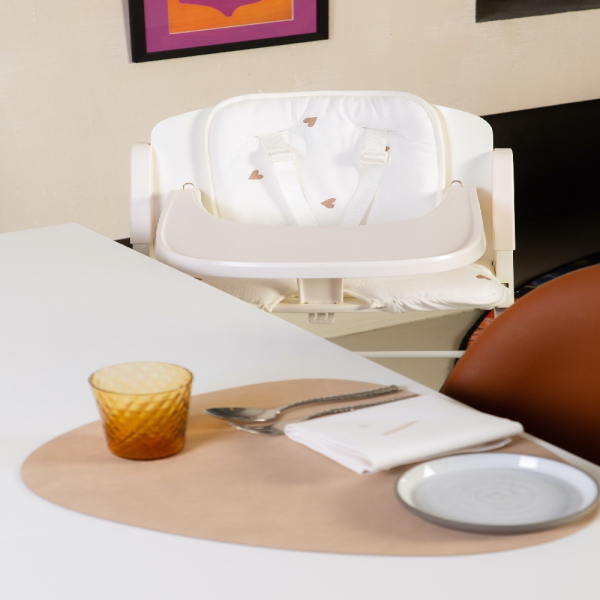 Подушка до стільця для годування Childhome Evosit High Chair (hearts)