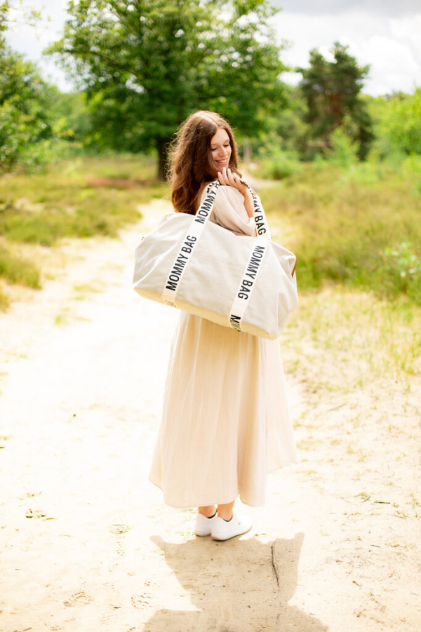 Сумка Childhome Mommy bag Canvas (white)