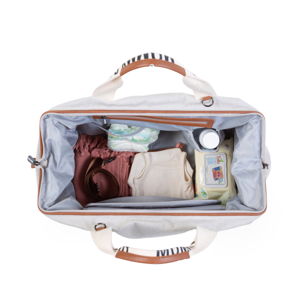 Сумка Childhome Mommy bag Canvas (white)