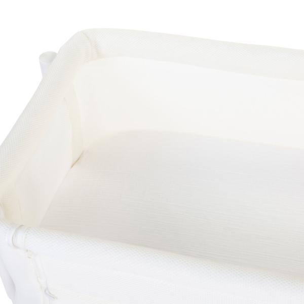 Ліжко дитяче 2 в 1 Evolux Bedside Crib Childhome (білий)
