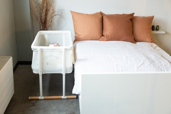 Ліжко дитяче 2 в 1 Evolux Bedside Crib Childhome (білий)