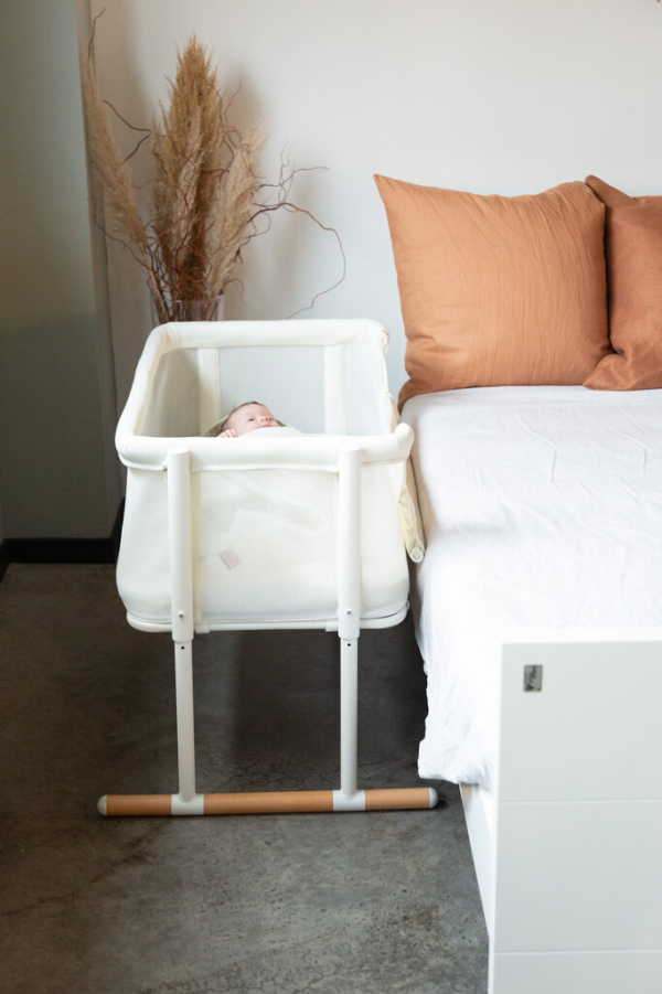 Ліжко дитяче 2 в 1 Evolux Bedside Crib Childhome (білий)