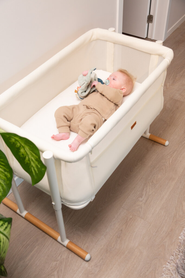 Ліжко дитяче 2 в 1 Evolux Bedside Crib Childhome (білий)