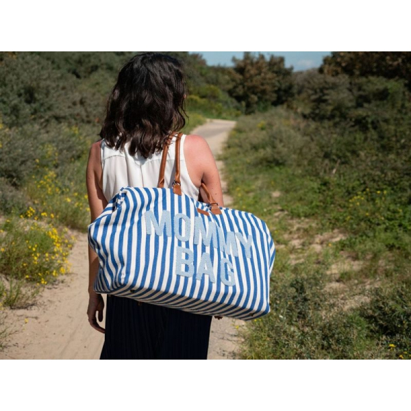 Сумка Childhome Mommy bag Stripes (electric blue)