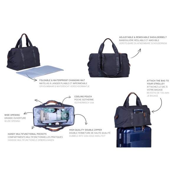 Сумка Childhome Mommy bag Signature (anthracite)