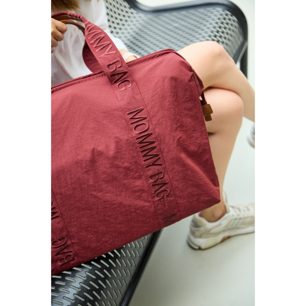 Сумка Childhome Mommy bag Signature (burgundy)