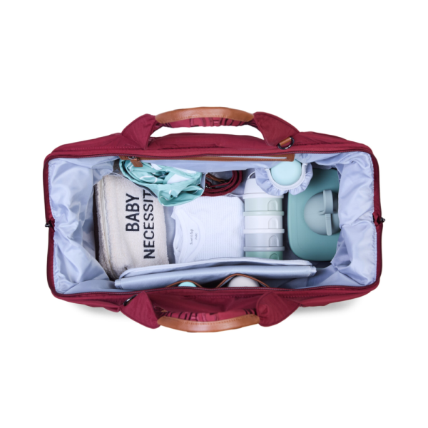 Сумка Childhome Mommy bag Signature (burgundy)