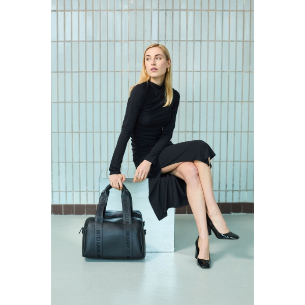 Сумка Childhome Mommy club Signature (black)