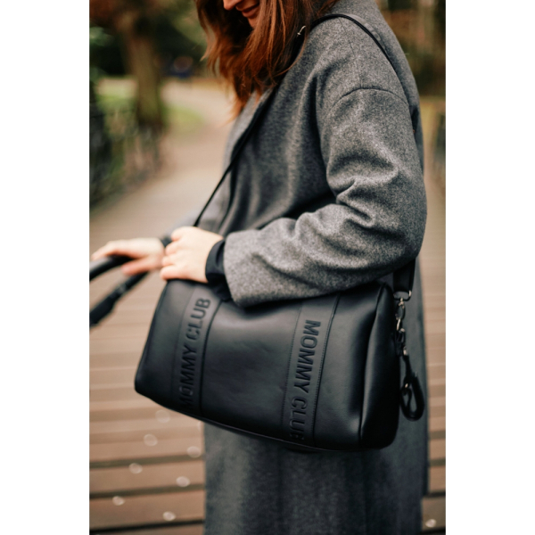 Сумка Childhome Mommy club Signature (black)